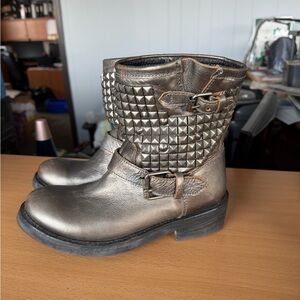 Ash Boots Studded Metallic Boots